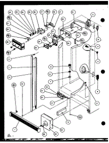 Refrigerator (Sld25j / P7870110w) (Sld25jb / P7870111w) (Sld25jp / P7870112w) (Sld22jb / P7870133w) parts for Amana Side-By-Side Refrigerator SLD25J-P7870110W from AppliancePartsPros.com