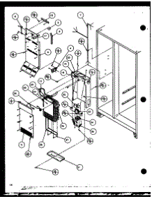 Evaporator And Air Handling (Sld25j / P7870110w) (Sld25jb / P7870111w) (Sld25jp / P7870112w) (Sld22jb / P7870133w) parts for Amana Side-By-Side Refrigerator SLD25J-P7870110W from AppliancePartsPros.com