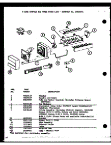 8 Cube Compact Ice Maker (Sld25j / P7870110w) (Sld25jb / P7870111w) (Sld25jp / P7870112w) (Sld22jb / P7870133w) parts for Amana Side-By-Side Refrigerator SLD25J-P7870110W from AppliancePartsPros.com