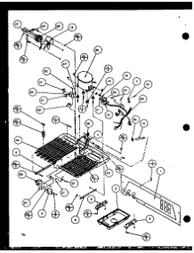 Machine Compartment (Sld25jp / P1116505w) (Sld25jp / P1116506w) parts for Amana Side-By-Side Refrigerator SLD25JB-P1116503W from AppliancePartsPros.com