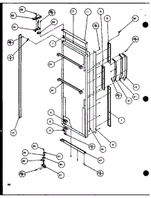 Refrigerator Door (Sld22jb / P1116105w) (Sld22jb / P1116106w) parts for Amana Side-By-Side Refrigerator SLD25JB-P1116503W from AppliancePartsPros.com