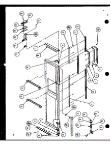 Freezer Door (Sld25j / P1116501w) (Sld25j / P1116502w) parts for Amana Side-By-Side Refrigerator SLD25JP-P1116505W from AppliancePartsPros.com
