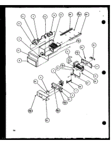 Ice Bucket And Ice Maker (Sld25jb / P1116503w) (Sld25jb / P1116504w) parts for Amana Side-By-Side Refrigerator SLD25JP-P1116505W from AppliancePartsPros.com