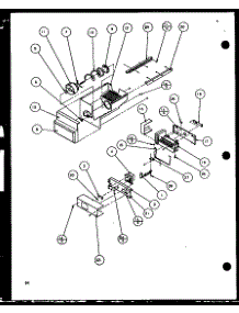 Ice Bucket And Ice Maker (Sld25jp / P1116505w) (Sld25jp / P1116506w) parts for Amana Side-By-Side Refrigerator SLD25JP-P1116506W from AppliancePartsPros.com