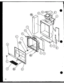 Ice And Water Cavity parts for Amana Side-By-Side Refrigerator SLD25M2W-P1121107WW from AppliancePartsPros.com