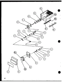Crushed Ice Bucket parts for Amana Side-By-Side Refrigerator SLD25MB2L-P1121108WL from AppliancePartsPros.com