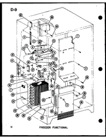 Freezer Functional parts for Amana Side-By-Side Refrigerator SLDI22F-1-P75400-14W from AppliancePartsPros.com
