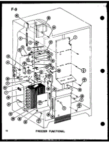 Freezer Functional parts for Amana Side-By-Side Refrigerator SLDI25F-P76421-1W from AppliancePartsPros.com