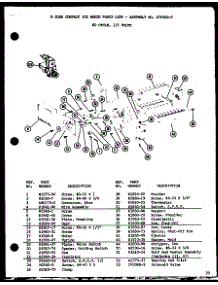 8 Cube Compact Ice Maker (Sli22f1 / P7700007w) (Sli22f1-L / P7700007wl) (Sli22f1 / P7700009w) (Sli22f1-L / P7700009wl) (Ic-2 / P36415-5W) parts for Amana Side-By-Side Refrigerator SLI22F1-L-P7700007WL from AppliancePartsPros.com