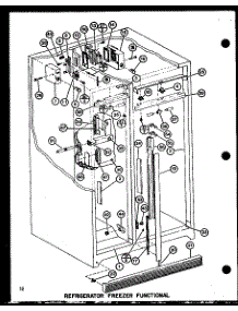 Refrigerator Freezer Functional (Sli22f1 / P7700007w) (Sli22f1-L / P7700007wl) (Sli22f1 / P7700009w) (Sli22f1-L / P7700009wl) (Sli22f1-L / P7700013wl) (Sli22f1 / P7700013w) parts for Amana Side-By-Side Refrigerator SLI22F1-L-P7700009WL from AppliancePartsPros.com