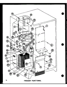 Freezer Functional (Sli22f1 / P7700007w) (Sli22f1-L / P7700007wl) (Sli22f1 / P7700009w) (Sli22f1-L / P7700009wl) (Sli22f1-L / P7700013wl) (Sli22f1 / P7700013w) parts for Amana Side-By-Side Refrigerator SLI22F1-L-P7700009WL from AppliancePartsPros.com