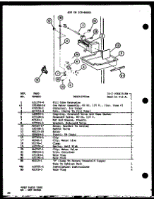 Add On Ice-Maker (Sli22f1-L / P7700013wl) (Sli22f1 / P7700013w) (Ic-2 / P36415-8W) parts for Amana Side-By-Side Refrigerator SLI22F1-P7700009W from AppliancePartsPros.com