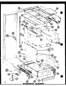 Refrigerator Accessory (Sli22g / P7745507w) (Sli22gl / P774550wl) (Sl22g / P7745508w) (Sl22gl / P7745508wl) (Sl25gl / P7745509wl) (Sl25g / P7745509w) (Sli25g / P7745510w) (Sli25gl / P7745510wl) parts for Amana Side-By-Side Refrigerator SLI22G-P7745507W from AppliancePartsPros.com