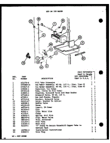 Add On Ice Maker parts for Amana Side-By-Side Refrigerator SLI22GL-P774550WL from AppliancePartsPros.com