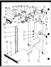 Refrigeration (Sl25h / P7836008w) (Slm25h / P7836010w) parts for Amana Side-By-Side Refrigerator SLM25H-P7836010W from AppliancePartsPros.com