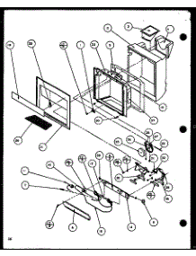 Ice And Water Cavity parts for Amana Side-By-Side Refrigerator SLPD25H-P7836009W from AppliancePartsPros.com