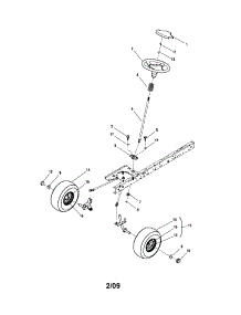 Steering parts for Snapper Front-Engine Lawn Tractor SLT23460AWS from AppliancePartsPros.com