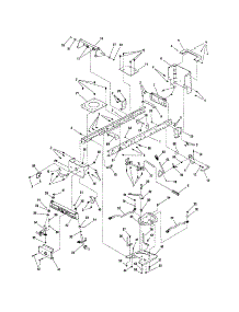 Frame parts for Snapper Front-Engine Lawn Tractor SLT23460AWS from AppliancePartsPros.com