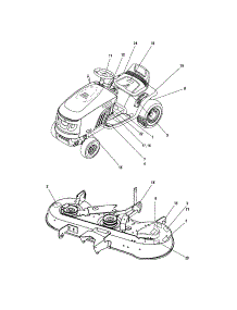 Decal - F / C parts for Snapper Front-Engine Lawn Tractor SLT23460AWS from AppliancePartsPros.com
