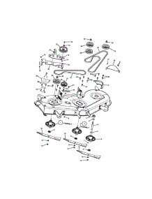 52" Deck Blade Drive parts for Snapper Front-Engine Lawn Tractor SLT23460FC (7800316) from AppliancePartsPros.com