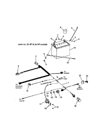 Electrical (23 & 24 H.P.) parts for Snapper Front-Engine Lawn Tractor SLT23460FC (7800316) from AppliancePartsPros.com