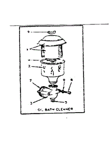 Oil Bath Cleaner parts for Lauson Lawn & Garden Engine SLV-28 from AppliancePartsPros.com