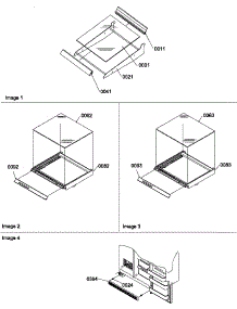Shelf, Crisper Assemblies & Toe Grille parts for Amana Side-By-Side Refrigerator SM22TBW-P1190212WW from AppliancePartsPros.com