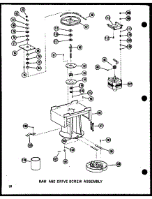 Ram And Drive Screw Assembly parts for Amana Trash Compactor SMC-1-AG/P18011-7TG from AppliancePartsPros.com