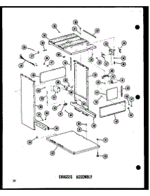 Chassis Assembly parts for Amana Trash Compactor SMC-1/P18011-5T from AppliancePartsPros.com