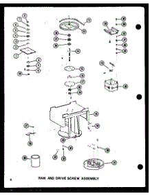 Ram And Drive Screw Assembly parts for Amana Trash Compactor SMCD-2W/-AGP18011-14TG from AppliancePartsPros.com