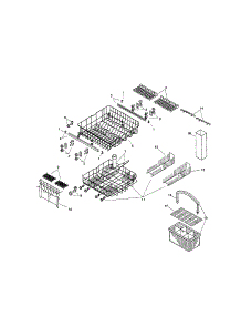 Racks parts for Bosch Dishwasher SMI7052UC/09 (FD 7402-7902) from AppliancePartsPros.com