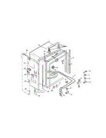 Inner Liner parts for Bosch Dishwasher SMI7052UC/14 (FD 7902) from AppliancePartsPros.com