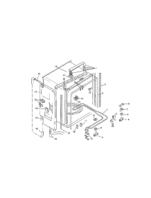 Inner Liner parts for Bosch Dishwasher SMI7056UC/09 (FD7402-7902) from AppliancePartsPros.com