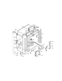 Inner Liner parts for Bosch Dishwasher SMI7056US/09 (FD 7210) from AppliancePartsPros.com