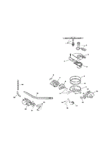 Component Assemblies parts for Bosch Dishwasher SMU2046UC/09 (FD 7307-7902) from AppliancePartsPros.com