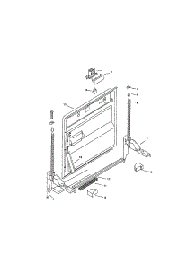 Inner Door parts for Bosch Dishwasher SMU4052US/09 (FD 7210) from AppliancePartsPros.com
