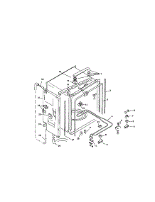 Inner Liner parts for Bosch Dishwasher SMU4052US/09 (FD 7210) from AppliancePartsPros.com