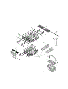 Racks parts for Bosch Dishwasher SMU4052US/09 (FD 7210) from AppliancePartsPros.com