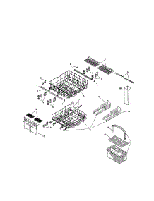 Racks parts for Bosch Dishwasher SMU4056UC/09 (FD7307-7902) from AppliancePartsPros.com