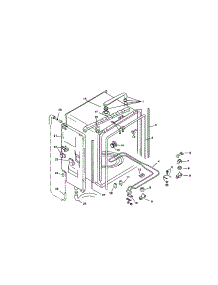 Inner Liner parts for Bosch Dishwasher SMU4056UC/14 (FD7402-7902) from AppliancePartsPros.com
