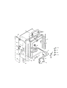 Inner Liner parts for Bosch Dishwasher SMU4056US/01 (FD7106-7308) from AppliancePartsPros.com