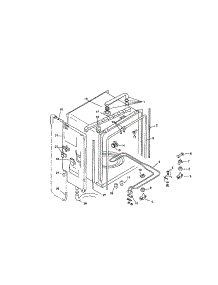 Inner Liner parts for Bosch Dishwasher SMU4056US/09 (FD7211) from AppliancePartsPros.com