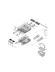 Racks parts for Bosch Dishwasher SMU7052UC/09 (FD 7507-7902) from AppliancePartsPros.com