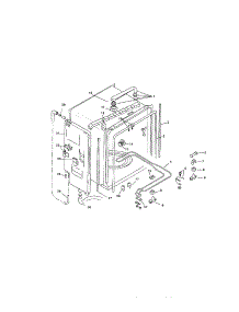Inner Liner parts for Bosch Dishwasher SMU7052US/09 (FD 7210) from AppliancePartsPros.com