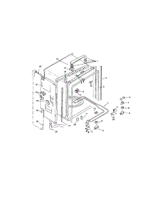 Inner Liner parts for Bosch Dishwasher SMU7056UC/09 (FD7507-7902) from AppliancePartsPros.com