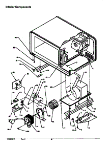 Interior Components parts for Amana Microwave SNAC700-P4020005501 from AppliancePartsPros.com