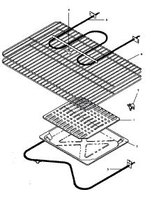 Oven Components parts for Amana Electric Range SNE26CB/P1142425NW,L from AppliancePartsPros.com