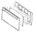 Oven Door Assembly (Sne26aa / P1142424nw,L) (Sne26zz / P1142455nw)