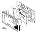 Oven Door Assembly (Sne26cb / P1142425nw,L)