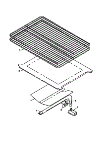Oven Components parts for Amana Gas Range SNK26CB5/P1142989NL from AppliancePartsPros.com